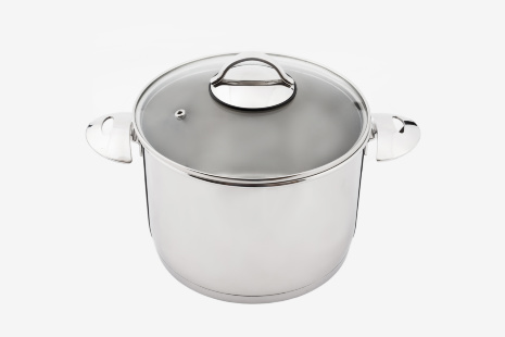 Кастрюля "Аметист" 4,0 л со стеклянной крышкой (200/190 мм)