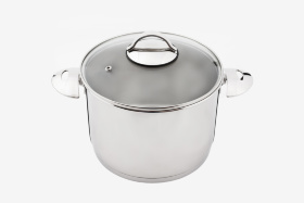 Кастрюля "Аметист" 4,0 л со стеклянной крышкой (200/190 мм)
