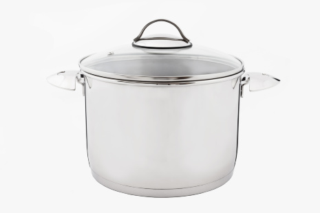 Кастрюля "Аметист" 4,0 л со стеклянной крышкой (200/190 мм)