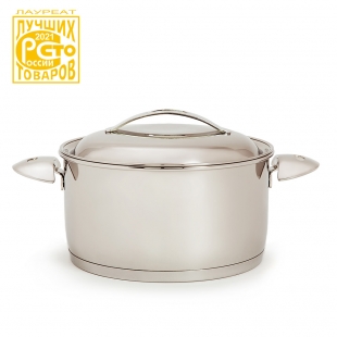 Кастрюля "Аметист" 3,0 л с металлической крышкой (200/190 мм)