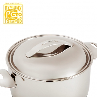 Кастрюля "Аметист" 3,0 л с металлической крышкой (200/190 мм)